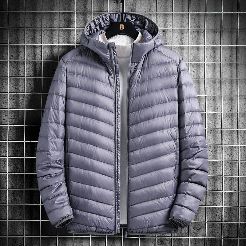 Cozy insulated winter jacket.