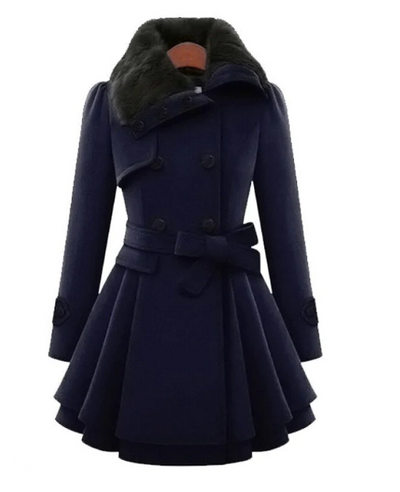 Elegant women's coat for the cold winter