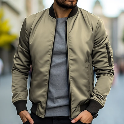 Stylish men's bomber jacket for a modern look