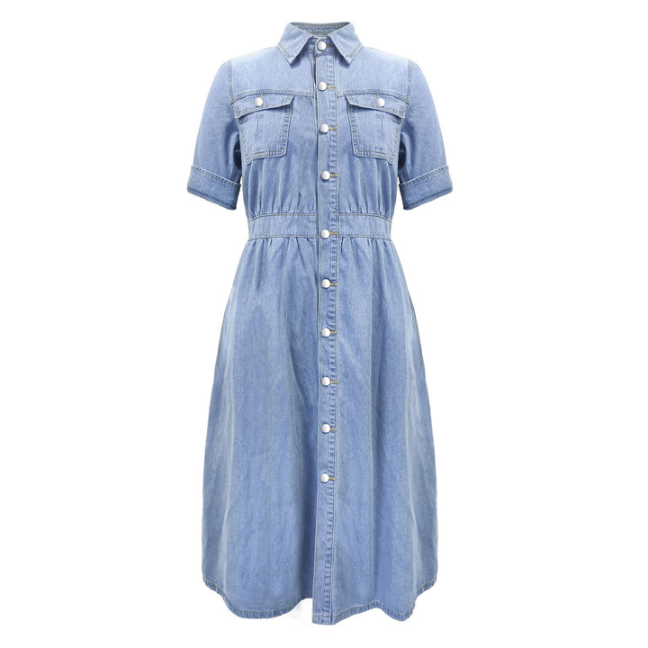 Charlotte - Women's Fall Dress Slim Fit Dresses with Slimming Buttons
