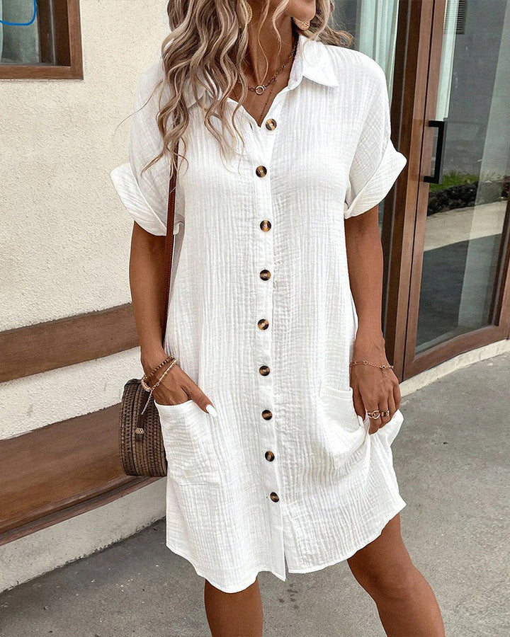 Frendi - Elegant knee-length dress