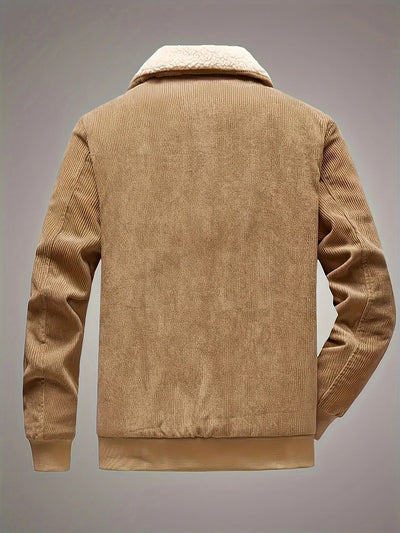 Men's Retro Long Sleeve Winter Jacket
