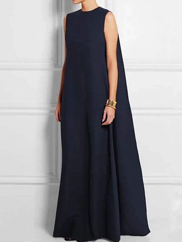 Yasmin - Sleeveless open back maxi dress
