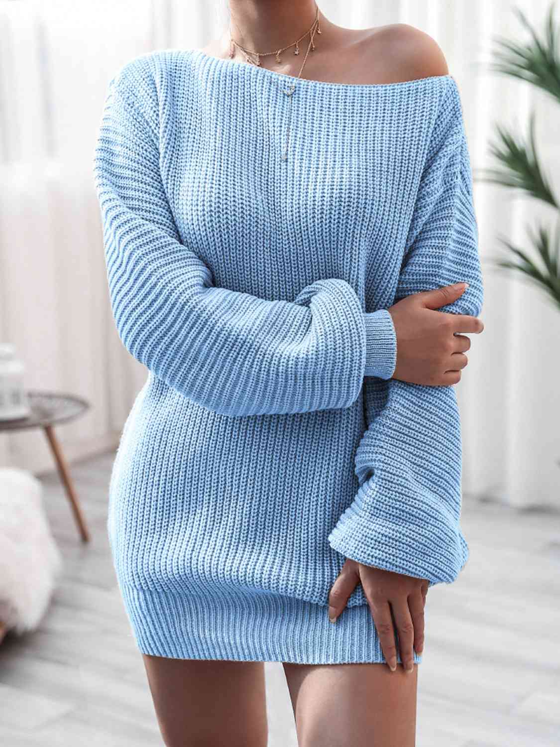 Laura - Knitted Mini Dress