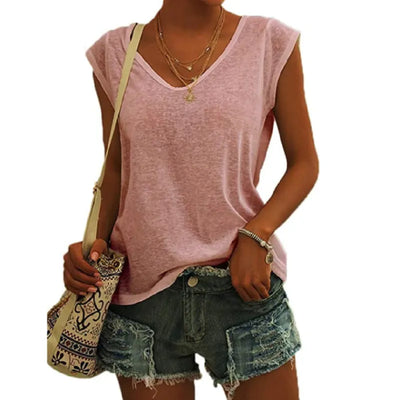 Emma - V-neck knit top