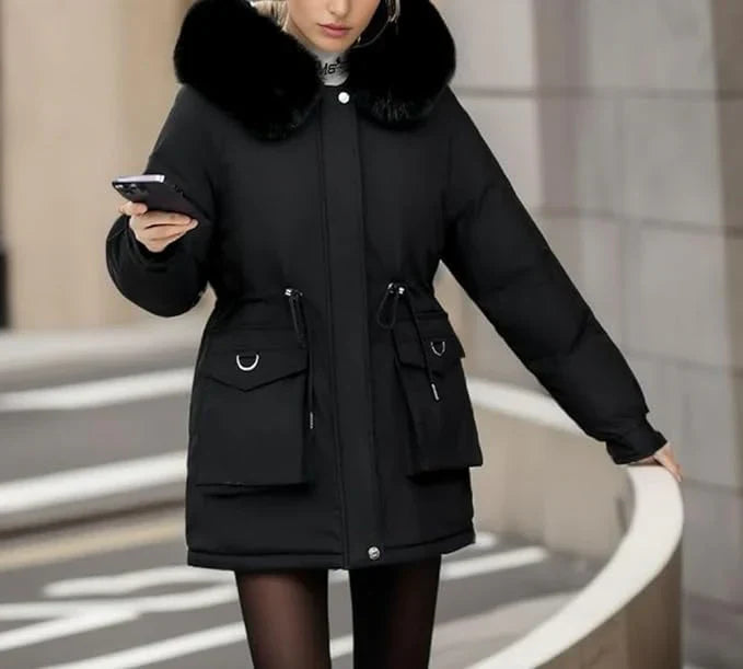 Women's winter coat with hood