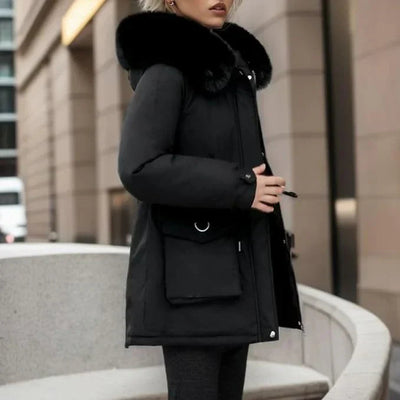 Women's winter coat with hood