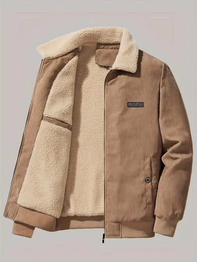Men's Retro Long Sleeve Winter Jacket
