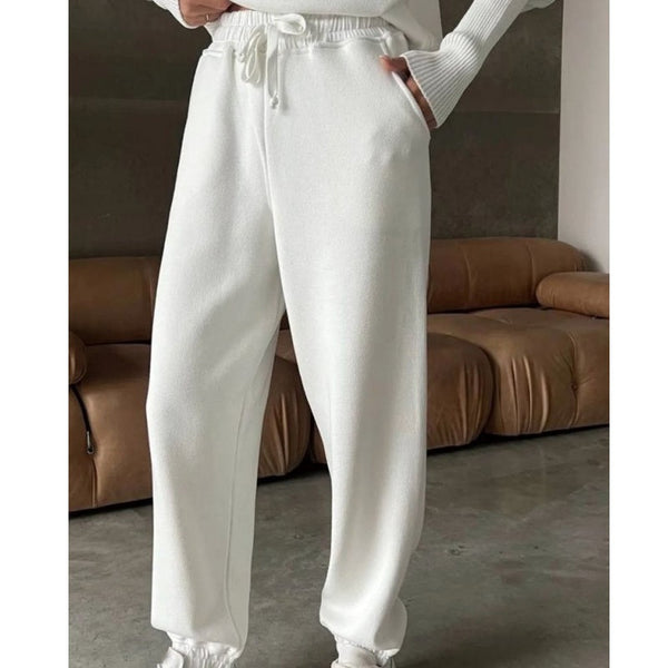 Two-Piece Set: Half-Zip Sweatshirt and Sweatpants