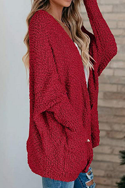 Lightweight cardigan with puppet sleeves for everyday style