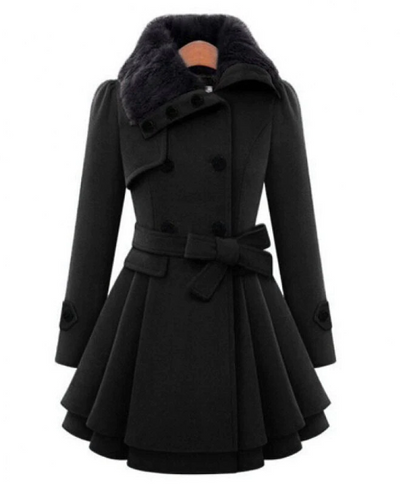 Elegant women's coat for the cold winter