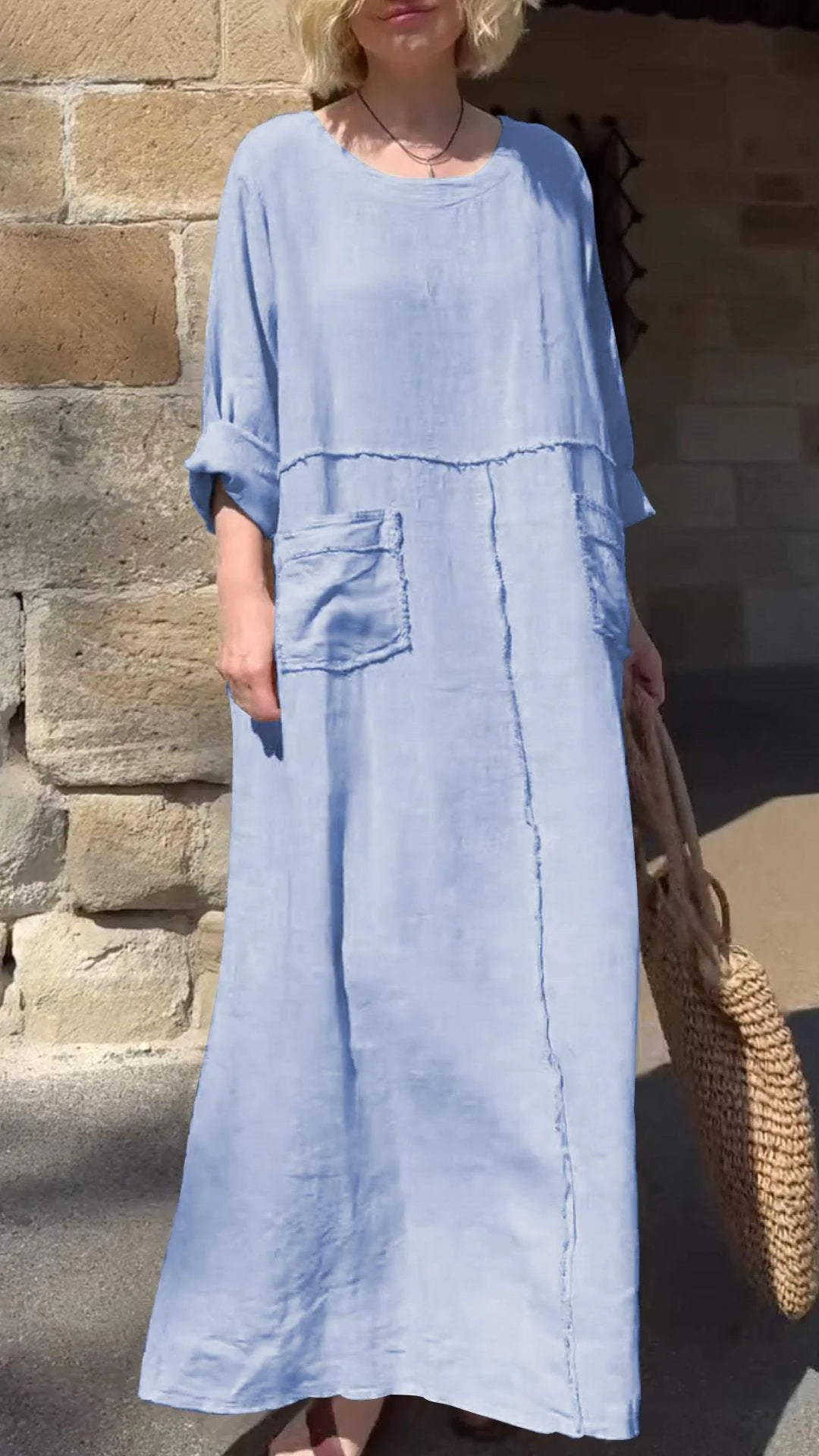 Amalie - Long-sleeved casual dress