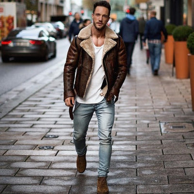 Men's street jacket with an original design