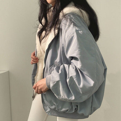 Insulated bomber jacket for cold days