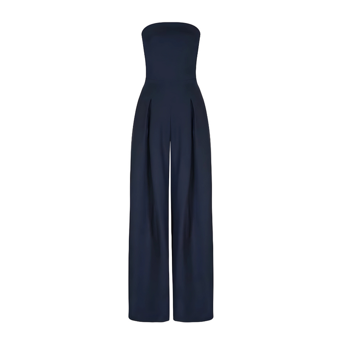 Strapless long jumpsuit with modern style