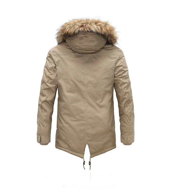 Men's Winter Jacket - Thick Hooded Parka with Removable Lining | Warm Coat | Oversized Fashion Jacket