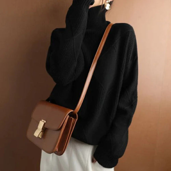 Elegant turtleneck sweater for elegant looks