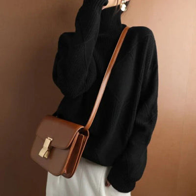 Elegant turtleneck sweater for elegant looks