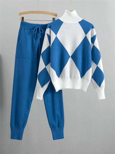 Women's sweater and pants set, modern and comfortable for winter