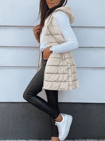 Women's Modern Hooded Casual Vest