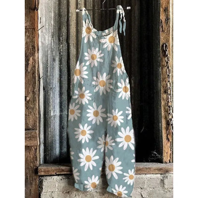 Brenda - Stylish Short-Sleeved Multicolor Jumpsuit