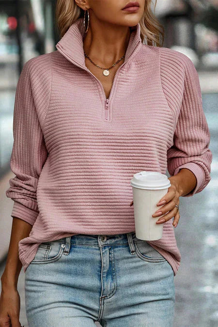 Hannah - Cozy Zip-Up Sweatshirt