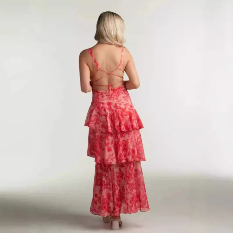 Love The Fit Pink Midi Dress