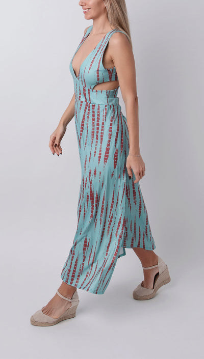 Chloe - Eleanor Tie-Dye Stretch Cut-Out Dress