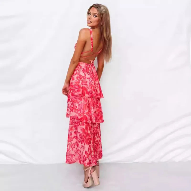 Love The Fit Pink Midi Dress