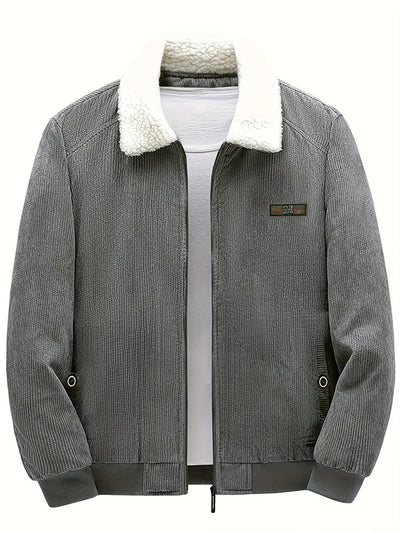 Men's Retro Long Sleeve Winter Jacket