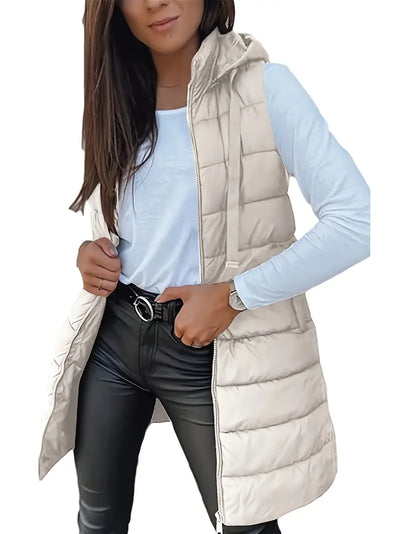 Women's Modern Hooded Casual Vest