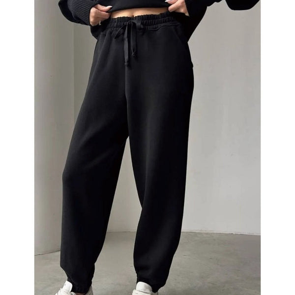 Two-Piece Set: Half-Zip Sweatshirt and Sweatpants