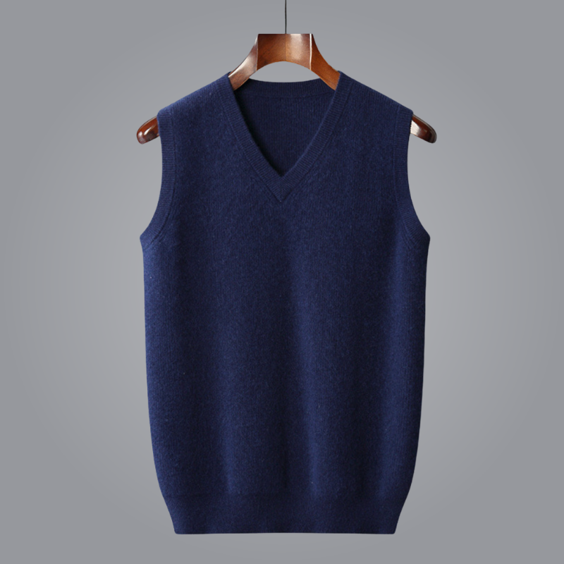 Women's V-neck Sleeveless Vest Modern Casual Style
