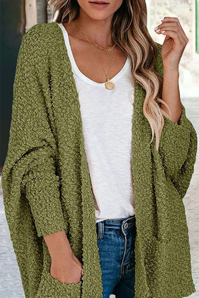 Lightweight cardigan with puppet sleeves for everyday style
