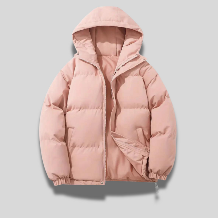 Loose Hooded Winter Coat for Cold Weather