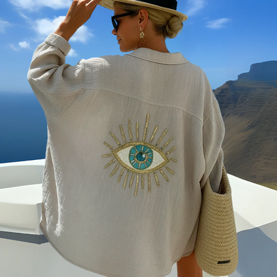 Ibizan-style blouse for women, ideal for the beach