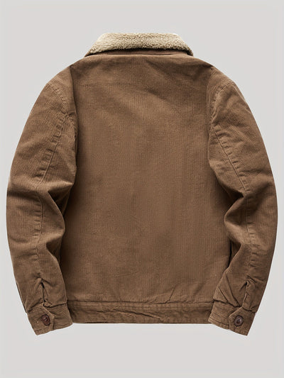 Men's Full-Zip Jacket, Lightweight and Warm for Outdoor Activities in Winter
