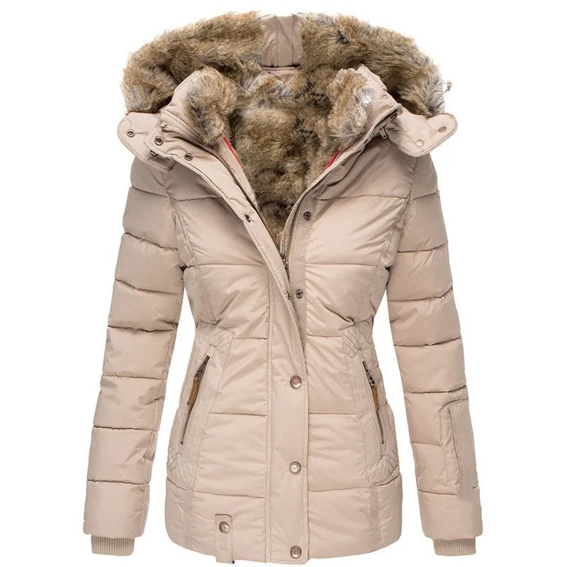 Modern design women's hooded jacket