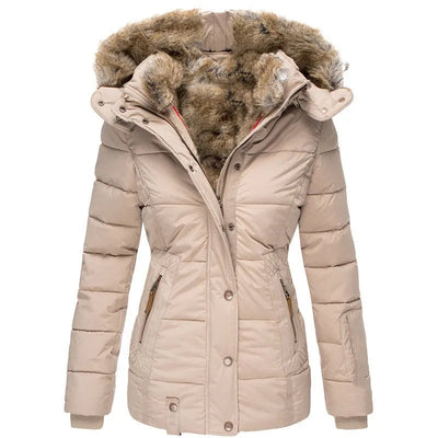 Modern design women's hooded jacket