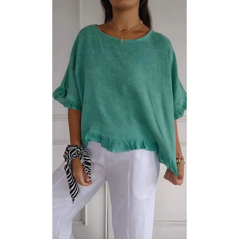 Gina - Casual round neck t-shirt