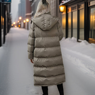 Long winter coat for women with elegant and modern design