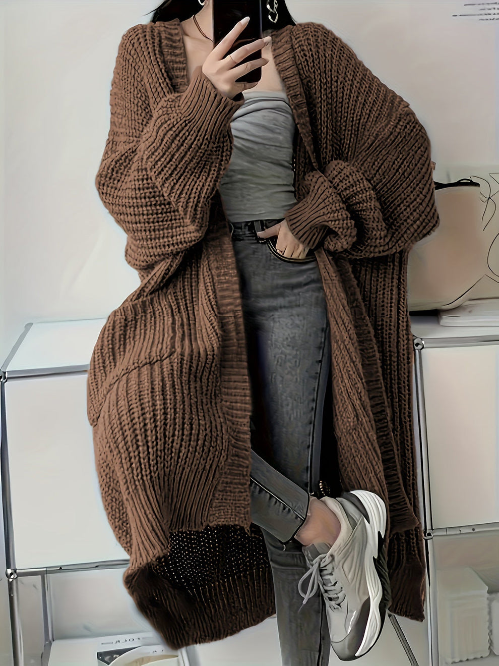 Long Cardigan for Women with Elegant and Comfortable Design
