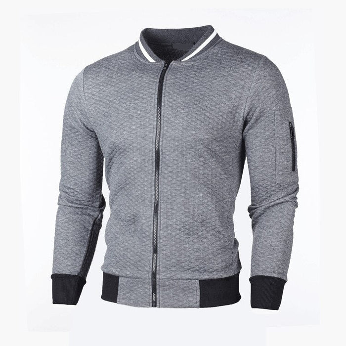 Men's casual jacket with a minimalist and warm design