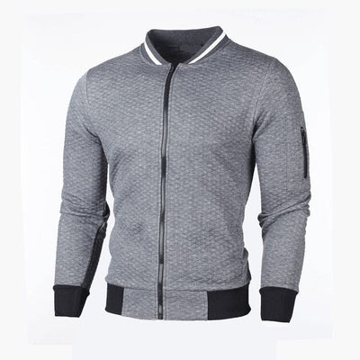 Men's casual jacket with a minimalist and warm design