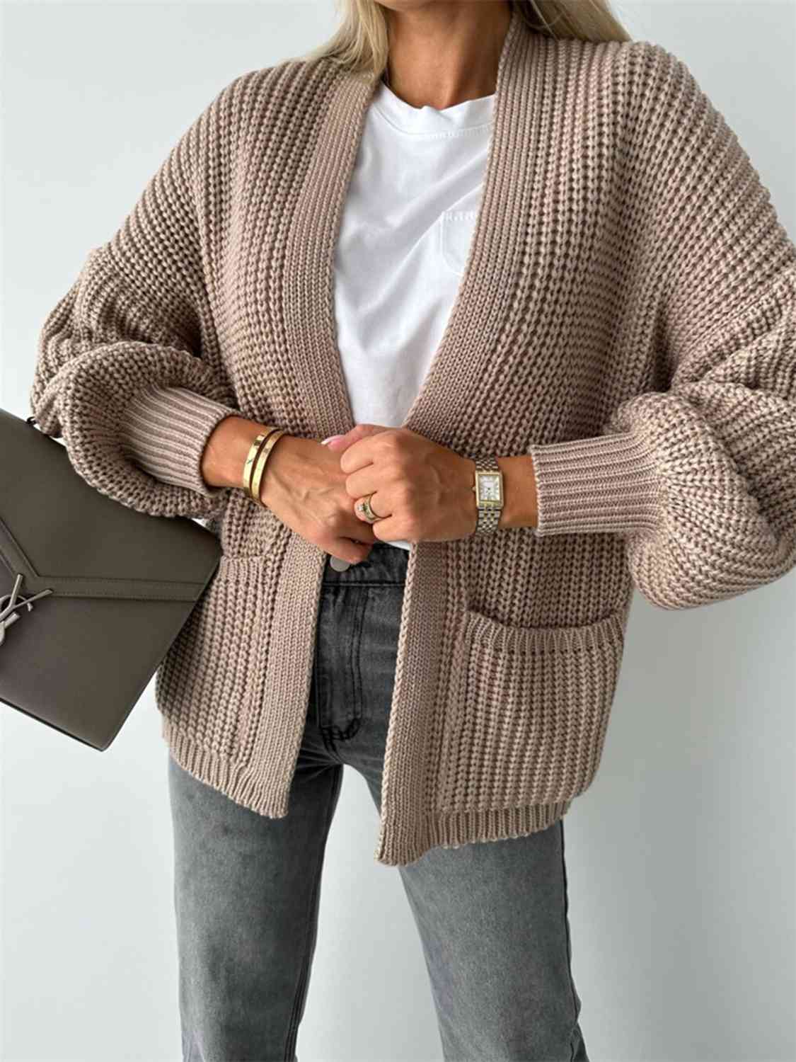 Elegant open-front cardigan: style and comfort for every day