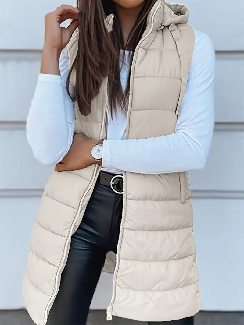 Women's Modern Hooded Casual Vest