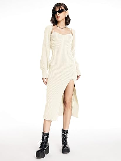 Women's lightweight spring midi dress