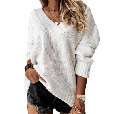 Virginia Women's Long Sleeve V-Neck Sweater