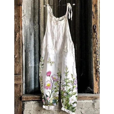 Brenda - Stylish Short-Sleeved Multicolor Jumpsuit