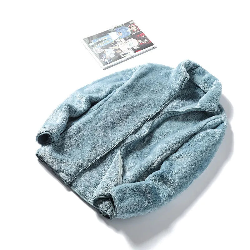 Soft zip-up jacket: comfort and style in one